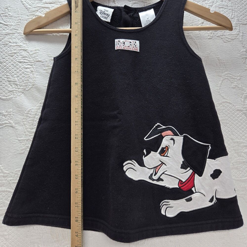Vintage 90s Disney 101 Dalmatians 3T Toddler Embroidered Patch Dress Collectable - Picture 6 of 6